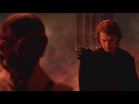 Anakin Force chokes Padme - Star Wars Revenge of the Sith (2005)