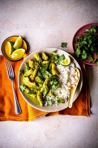 #AD Smoky Thai-ish Chicken Curry | It's officially the release week for my new cookbook, Real Time Recipes, and I can't wait for you to get your hands on it! 🙌 Thank you to everyone who has pre-ordered so far, I can’t believe that it’s already a best-seller on Amazon 🥹 The book is filled with doable, no-fuss dinners just like this little recipe so if you’re interested make sure to pick up a copy along with the best of ingredients from your local Dunnes Stores, happy cooking! Serves: 2 Time: 30