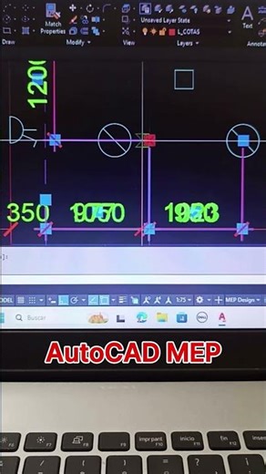 AutoCAD MEP | ¿Mueves luminarias y el cableado se rompe? Mira esto 😱 #Electricidad #AutoCADMEP #Tips