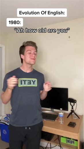 9.8M views · 10K reactions | The evolution of English #comedy #funny #laugh #english #evolution #explore | Chanslaw | Facebook