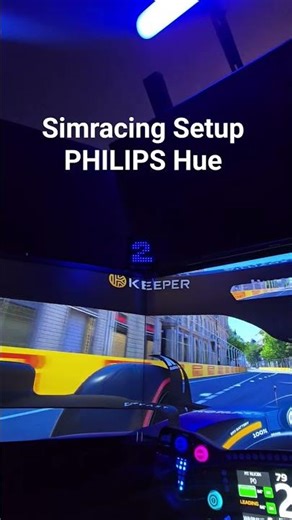 Simracing Setup PHILIPS Hue Light Bar