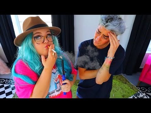 SMOKING CIGARETTE PRANK ON BOYFRIEND! *he leaves*