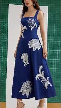 ​Easy Summer Dress Pattern Making 👗 #patternmaking #sewingtips #sewingtutorial #sewinghacks #costura
