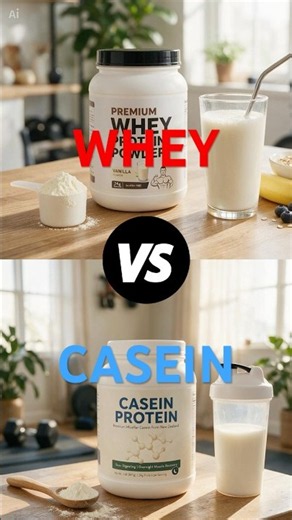 Whey vs Casein — Supplement Showdown