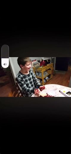 Kid temper tantrum destroys cake