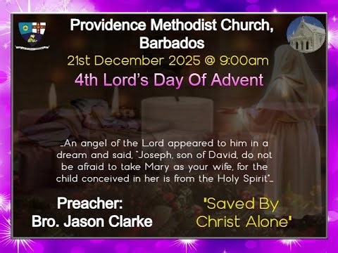 Providence Methodist Church, Barbados, 21 December, 2025