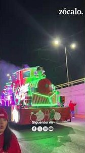 Hundreds enjoy the Coca-Cola Christmas Caravan in #Saltillo