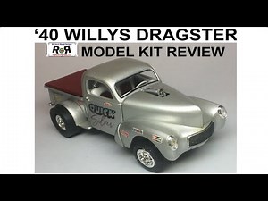 1940 Willys Pickup 1:25 Scale AMT 6544 -Model Kit Build & Review