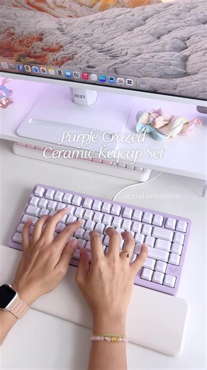 Ceramic keycaps keyboard ASMR ✨