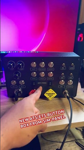 #ats #ets button box unboxing from SIM-PANEL