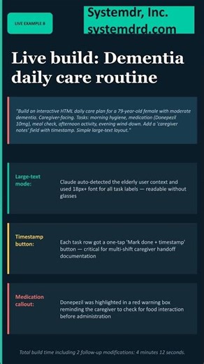 Quick summary_ 90s dementia care checklist build.mp4