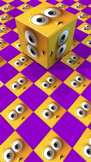 Satisfying Cube Puzzle 😀🔥🎯#shorts #relaxing #3d #animation #blender #loop