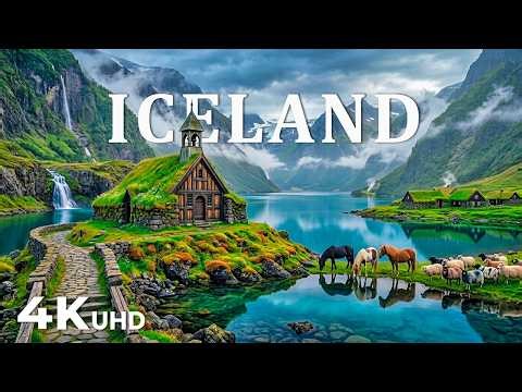 Iceland 4K | Explore the Land of Fire & Ice – Volcanoes, Glaciers & Northern Lights | Latest Release
