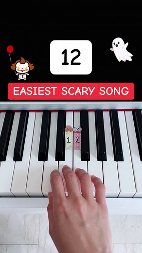 Learn the Easiest Scary Song on Piano | Step-by-Step Tutorial