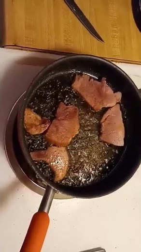 cooking ham