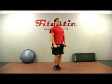 Standing Dumbbell Cross Chest Hammer Bicep Curl