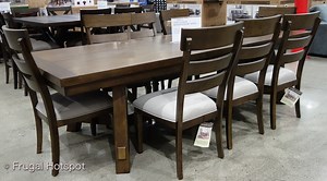 Brookwood 9-Pc Dining Set at Costco! | Frugal Hotspot