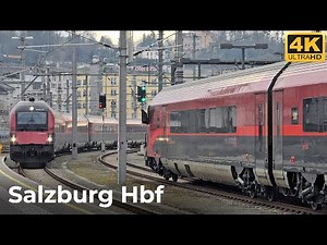 Salzburg Hauptbahnhof - 12.02.2025: Internationaler Bahnverkehr und besondere Eindrücke