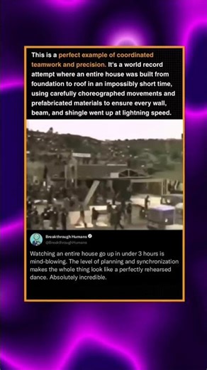 This is a perfect example of coordinated teamwork and precision