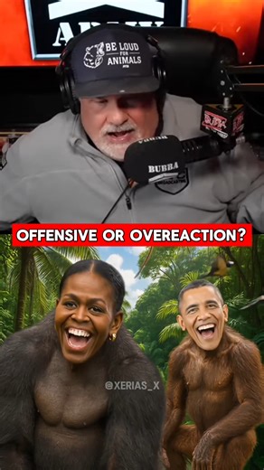 Donald Trump’s Truth Social post showing Barack and Michelle Obama as monkeys is being slammed across social media as racist and unpresidential — and it’s happening during Black History Month. Critics are calling it disgraceful while the White House dismisses the backlash as “fake outrage.” Where do you stand? #DonaldTrump #BarackObama #MichelleObama #TruthSocial #Racism #Politics #BreakingNews #BlackHistoryMonth #Election2026 #SocialMediaControversy #MAGA | Bubba the Love Sponge® Show