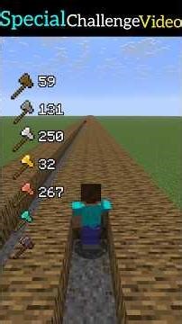 Axe Vs Wood challenge 😲#gameplay #gaming #minecraft