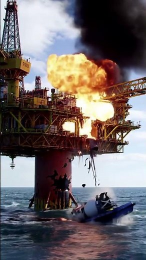 Massive Oil Rig Explosion! #disaster