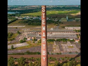 Stewartby Brickworks Chimney Demolition 26th September 2021, Stewartby - Bedfordshire