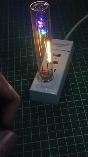 DIY USB Edison LED Lamp (From Scratch) For the fullvideo👉https://youtu.be/B8Xz5sB_17k #usblamp