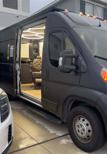 FOR SALE: TURNKEY MOBILE BARBERSHOP – READY TO MAKE MONEY 💈🚐 Selling my 2018 Ram ProMaster (215,000 miles) fully converted mobile barbershop — this is a plug-and-play business, not just a van. ✅ Fully equipped with professional barber chair & tools ✅ TV included for client entertainment ✅ Solar panels BLUETTI solar battery (work without relying on hookups) ✅ Tinted & wrapped black – clean, professional, low-key look ✅ Climate-controlled and designed specifically for barber services This is a t