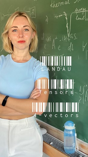 Dr Victoria Porozova | Theoretical physicist | Time to learn Tensors, let’s start with 4-vectors, Landau vol. 2, Classical Electrodynamics, §6 This reel is supplementary material to... | Instagram