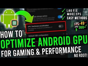 🔧 How To Optimize/Boost Android GPU For Gaming And Performance ✅ Speed Up Android | NO ROOT | 2020