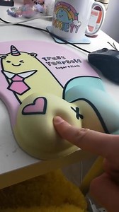 Steve's squishy butt 🍑 https://www.sugarandsloth.co.uk/product/trust-yourself-steve-the-llamacorn-mouse-mat | Sugar & Sloth