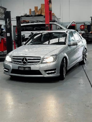 Exhaust temp sensor failure stopped the DPF system from working, causing this C class to make a visit to the hallam workshop#MercedesMechanic #w204
