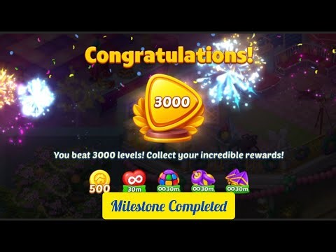 Homescapes : ( 3000 Levels Milestone Completed )👑