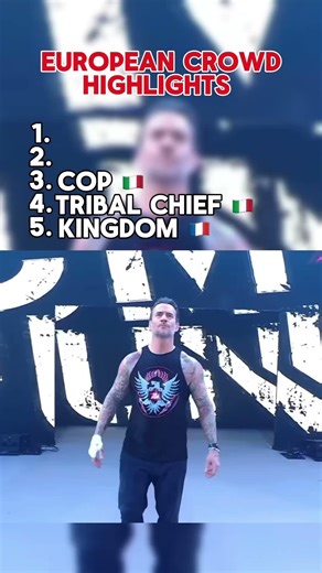 Part 2 - European Crowd Highlights #wrestling #wwe #wrestler #wwefan