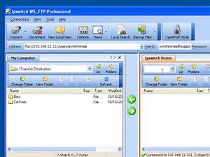 FTP Client 101: Creating a Basic Synchronized Task in Ipswitch WS_FTP Professional
