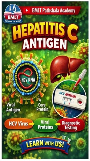 Hepatitis C Virus (HCV) MCQs | Important Questions with Facts | BMLT Preparation | #mltstudents