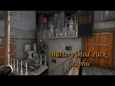 Granny Recaptured – The Ultimate Custom Map 5 With Scary Mom Statues in Buttery Mod Pack Graphic