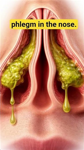Blocked nose and thick phlegm? 🤧 Learn why nasal phlegm forms and how to clear it naturally.