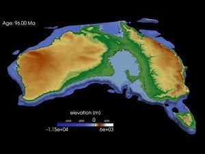 Evolution of Australia's topography over 150 miilion years