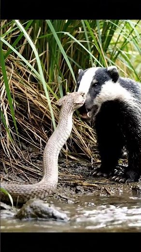 King cobra vs baboon | 9:16 Vertical ASMR Wildlife Standoff | Feint & Bluff Strike | Savannah | 4K