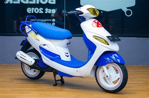 Modifikasi Kymco Easy 100, Modif Ala Tamiya Legendaris Magnum Saber - Otomotifnet.com