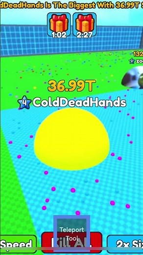 Hacking in eat the blob simulator. #mtbexploits #roblox #exploits #gaming