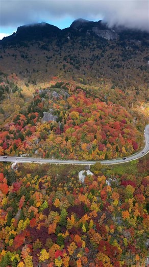 15K views · 316 reactions | Fall colors in Blue Ridge Parkway, North Carolina  | Take Me To Travel | Facebook