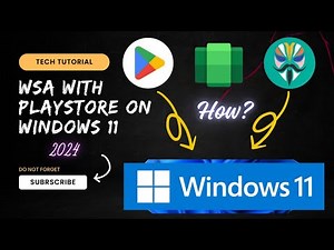Step-by-Step Guide: Installing WSA with Play Store Support 2024 | Windows 10 & 11 | Aarav's Tech