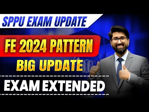 BIG UPDATE | SPPU FE 2024 PATTERN EXAM DATE EXTENDED 🔥 #sppu #sppuexamnews