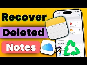 How to Recover Deleted Notes on iPhone, iPad, and iCloud? Recover Deleted Notes from iCloud ✅ New ✅