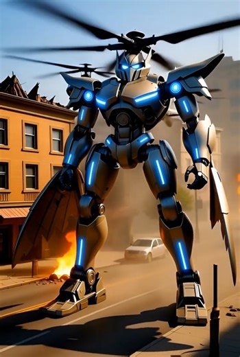 Robot Warrior #shorts #short #viral #robot #transformation #shortfeed #shortsfeed #usa #america