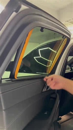 3.4K views · 26 reactions | Installing 5% window film on this beautiful X6M! Using the 2 stage method snap shrinking! | Jena Johnston | Facebook