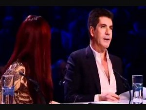 One Direction X-Factor - Cheryl Cole Swearing at Simon Cowell